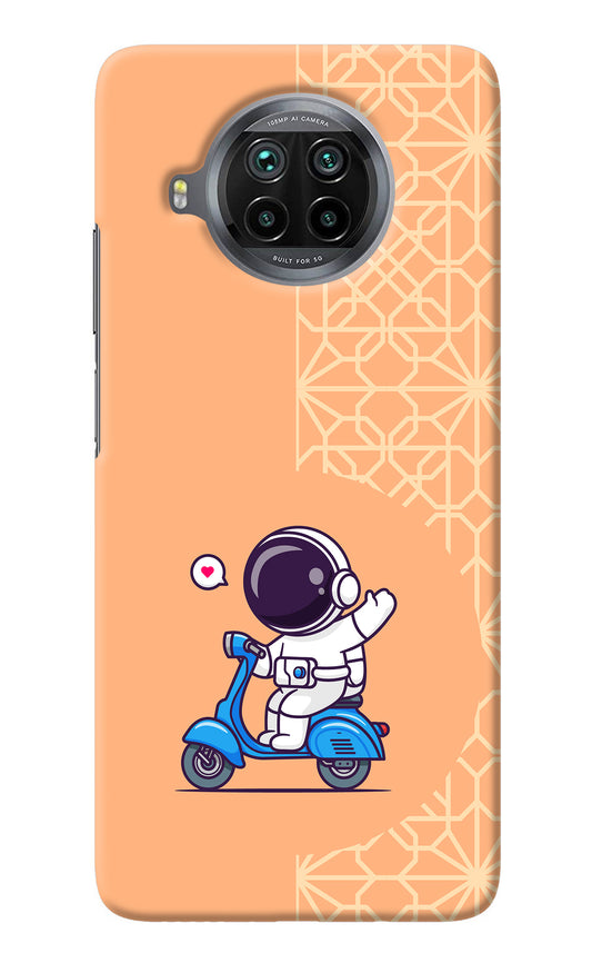 Cute Astronaut Riding Mi 10i Back Cover