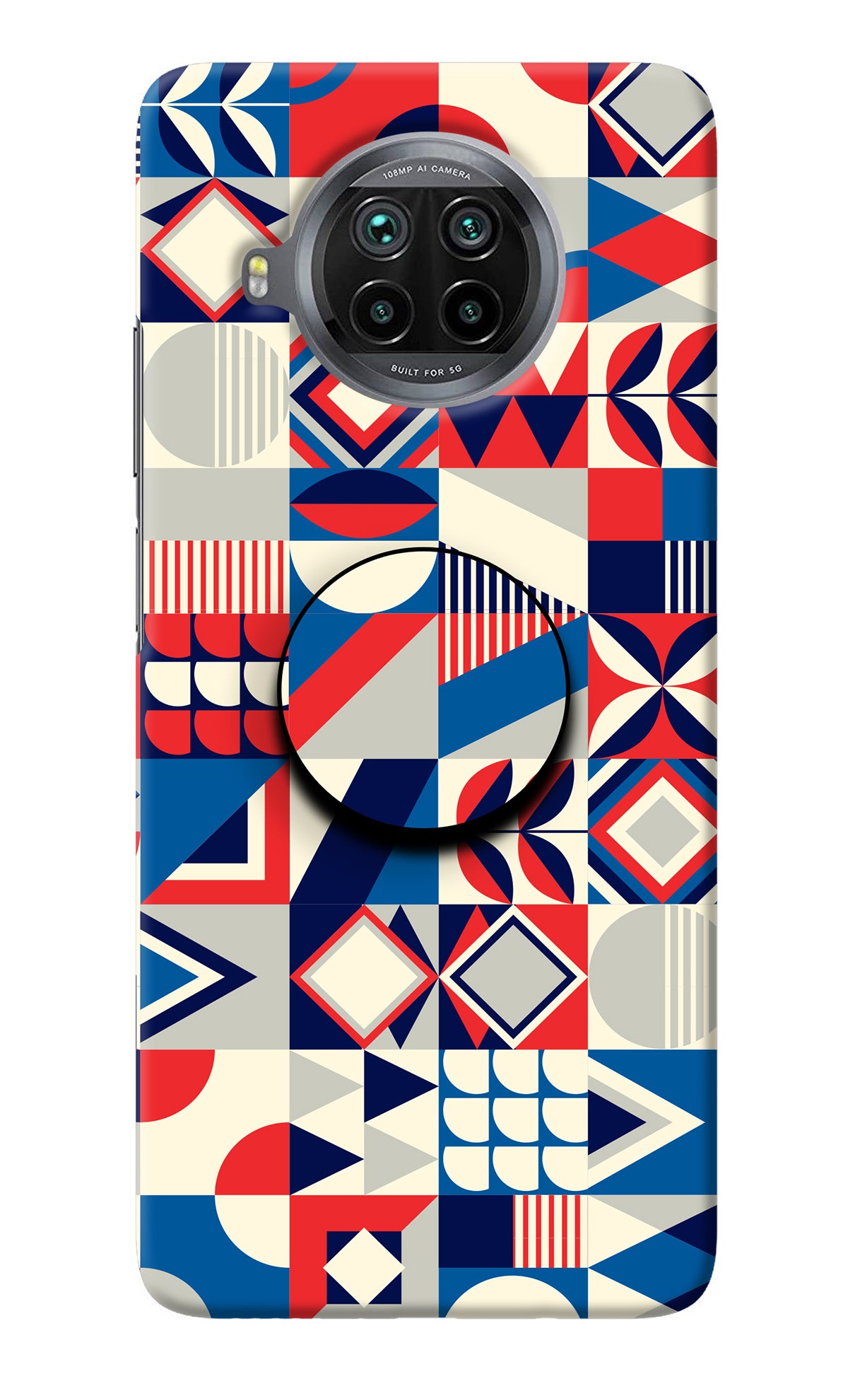 Colorful Pattern Mi 10i Pop Case