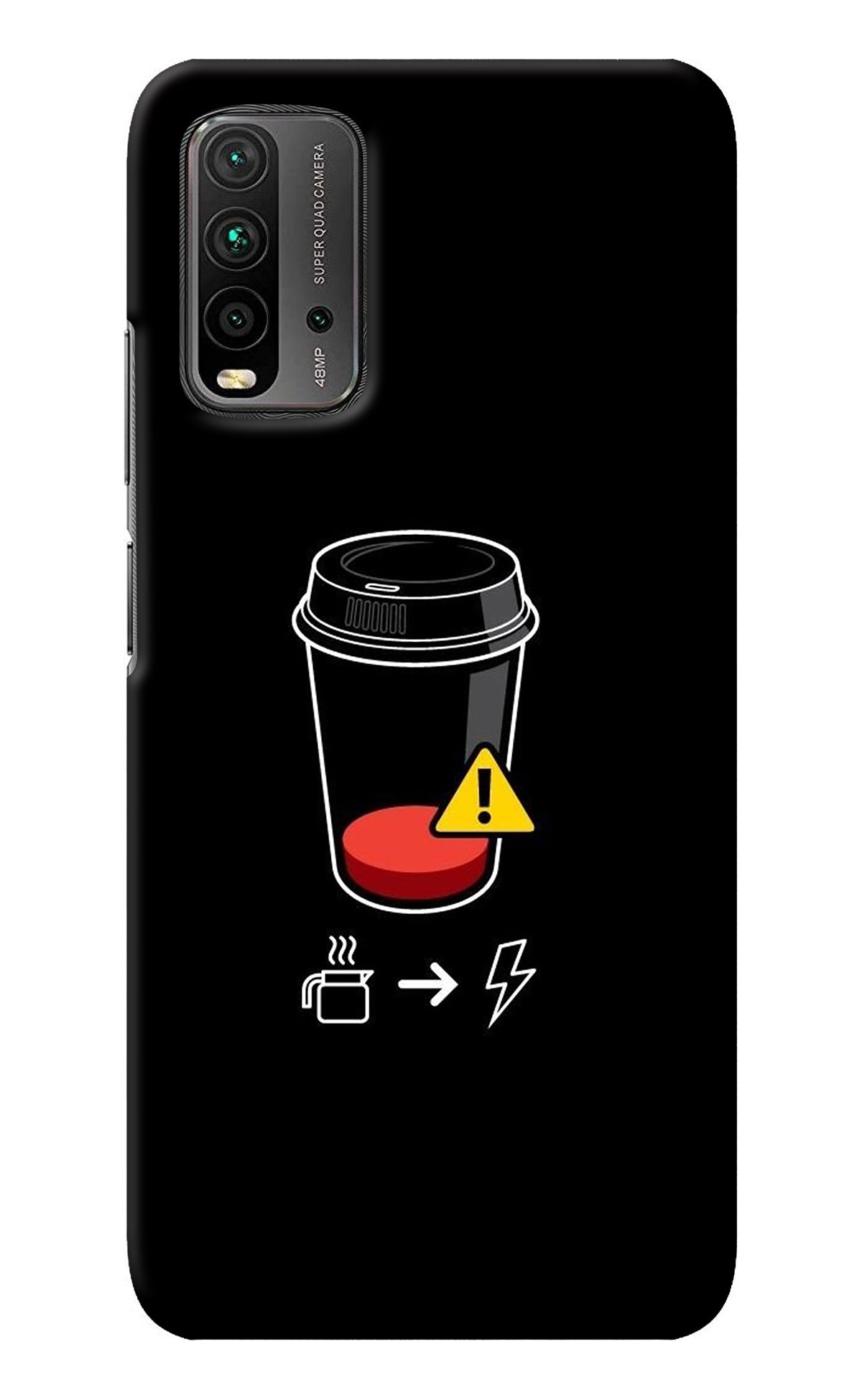 Coffee Redmi 9 Power Back Cover