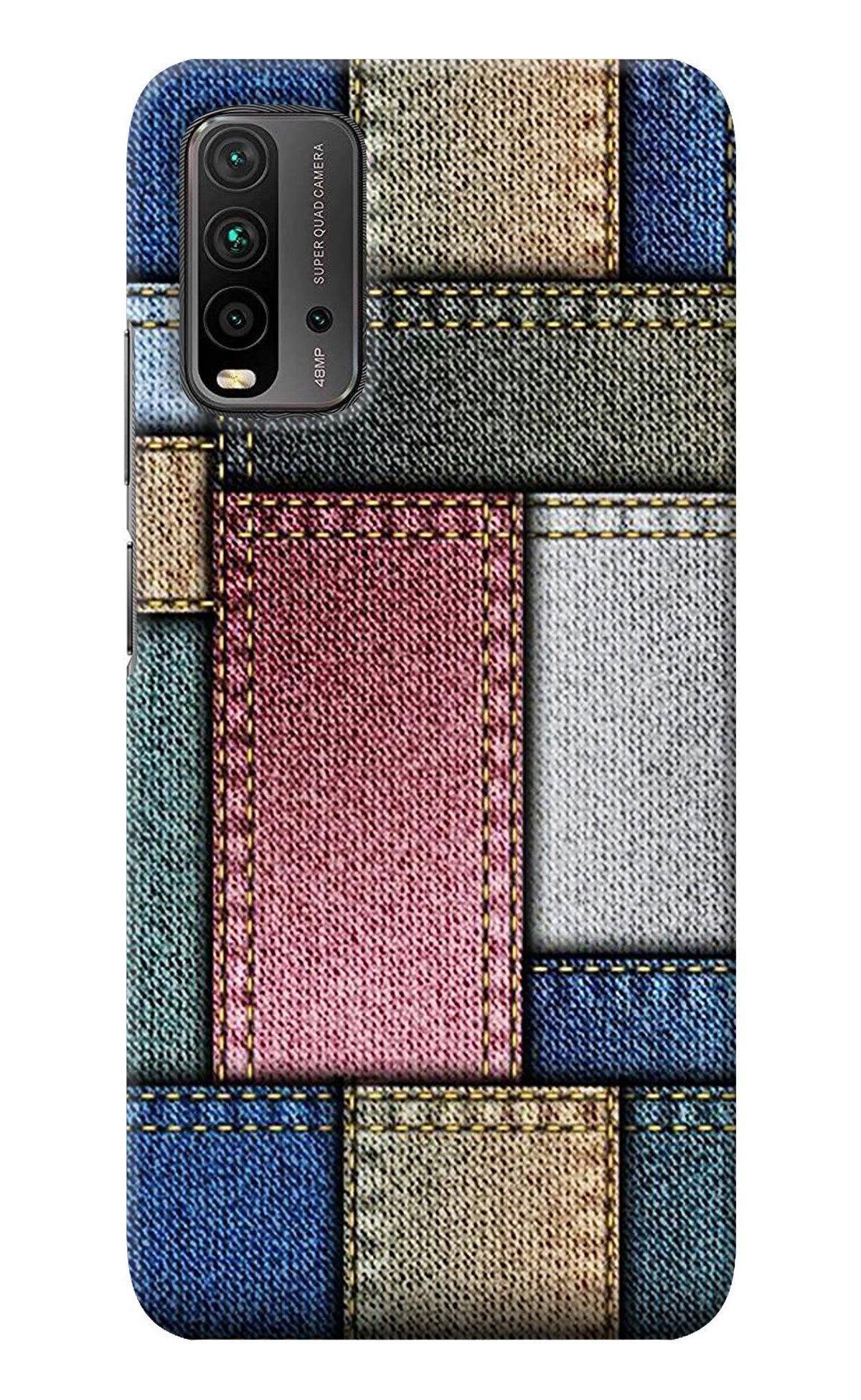 Multicolor Jeans Redmi 9 Power Back Cover