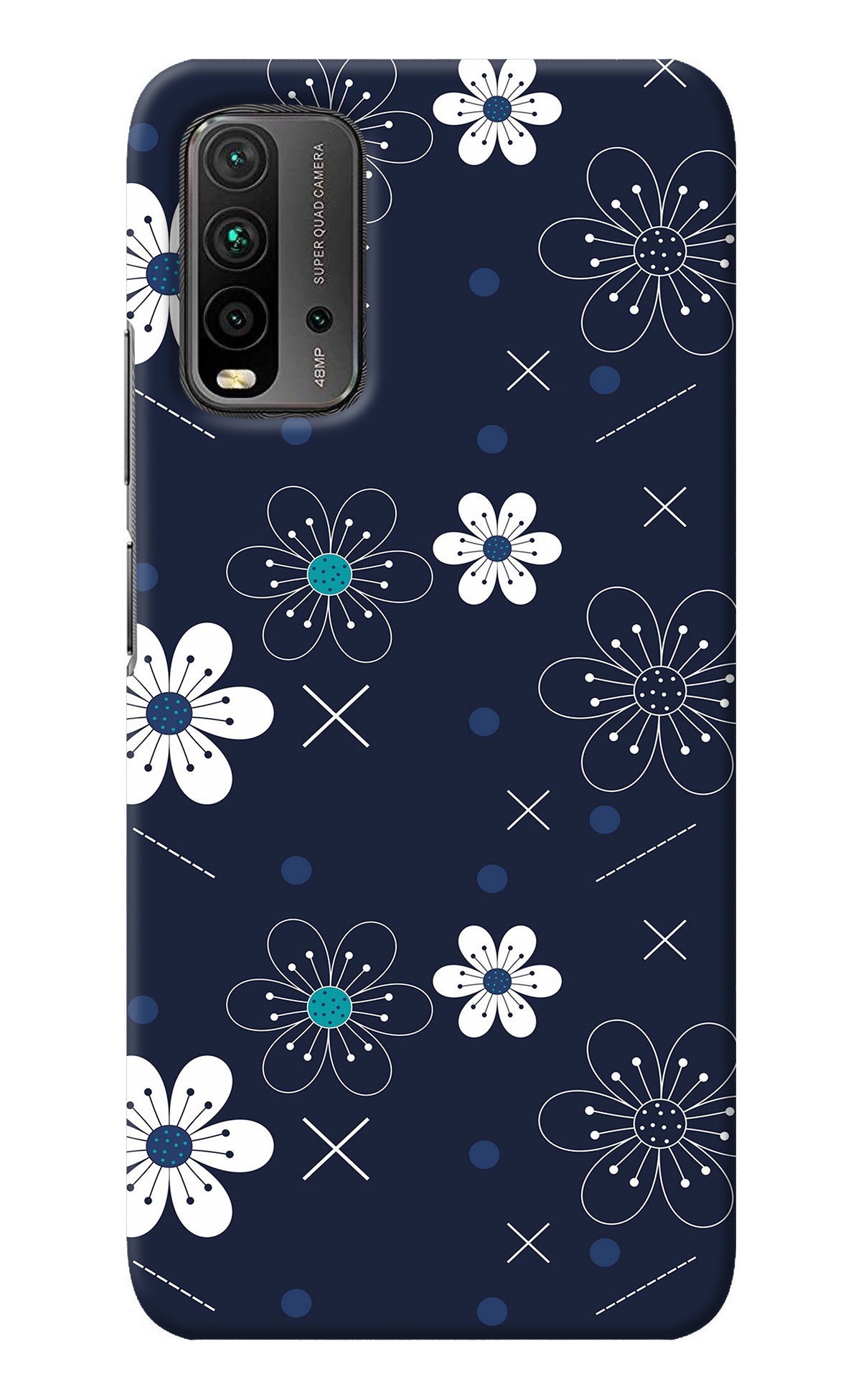 Flowers Redmi 9 Power Back Cover