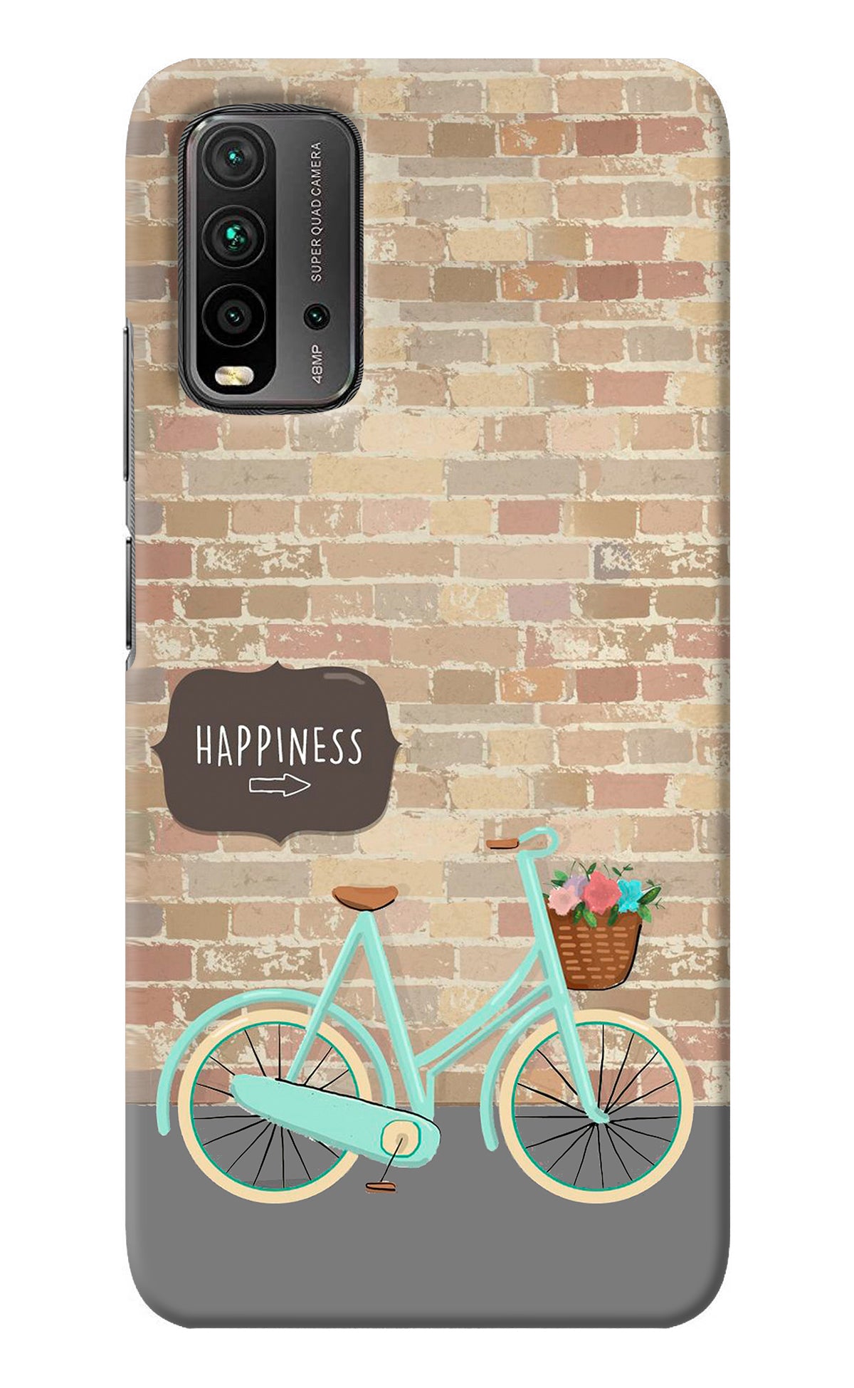 Happiness Artwork Redmi 9 Power Back Cover