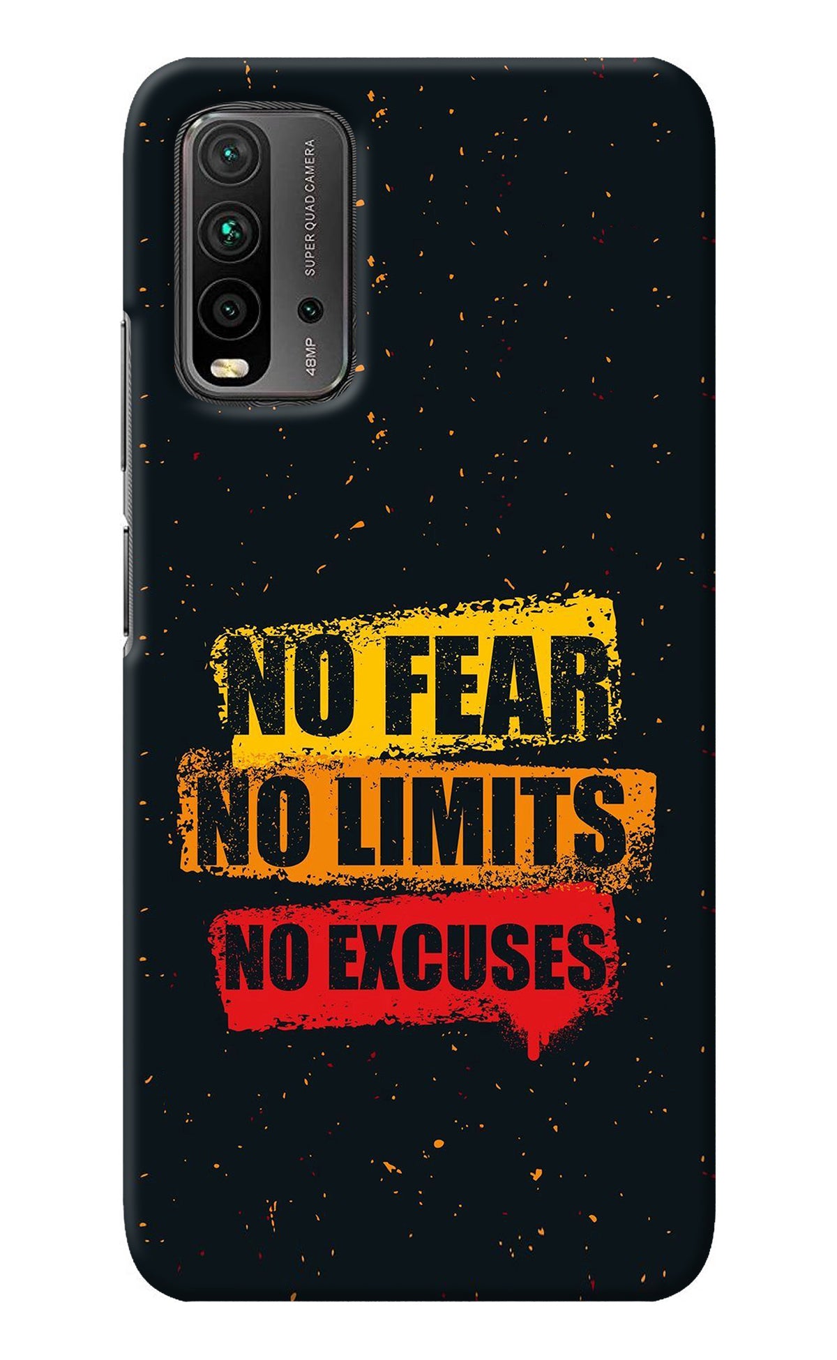 No Fear No Limits No Excuse Redmi 9 Power Back Cover