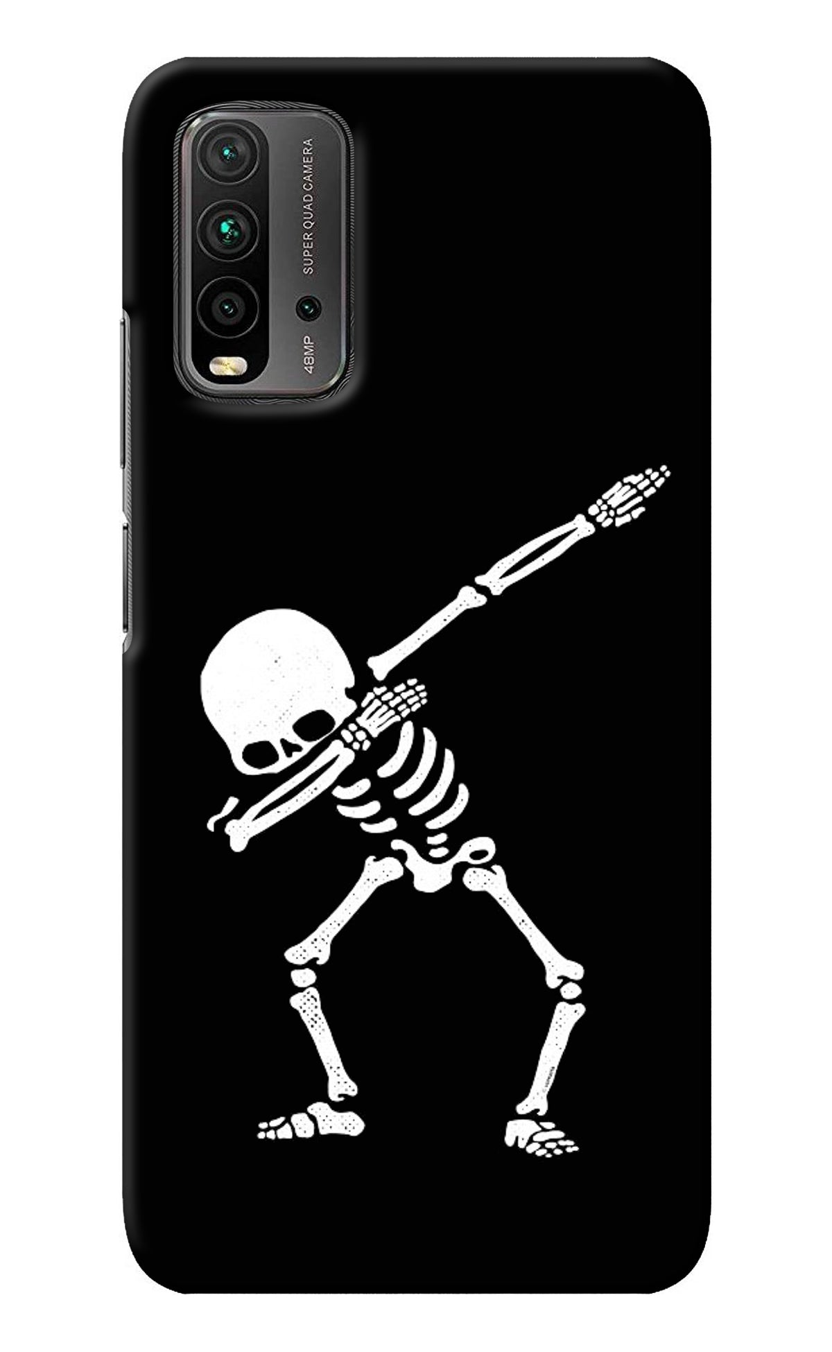 Dabbing Skeleton Art Redmi 9 Power Back Cover