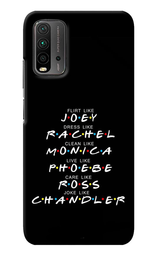 FRIENDS Character Redmi 9 Power Back Cover