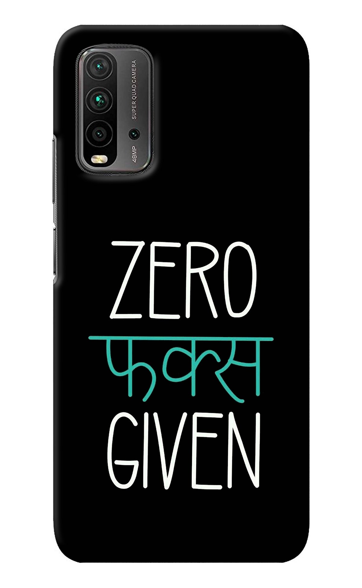 Zero Fucks Given Redmi 9 Power Back Cover