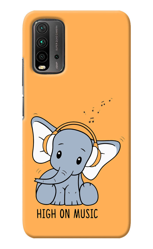 High On Music Redmi 9 Power Back Cover