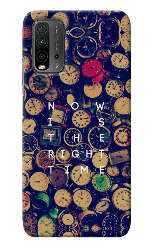 Now is the Right Time Quote Redmi 9 Power Back Cover