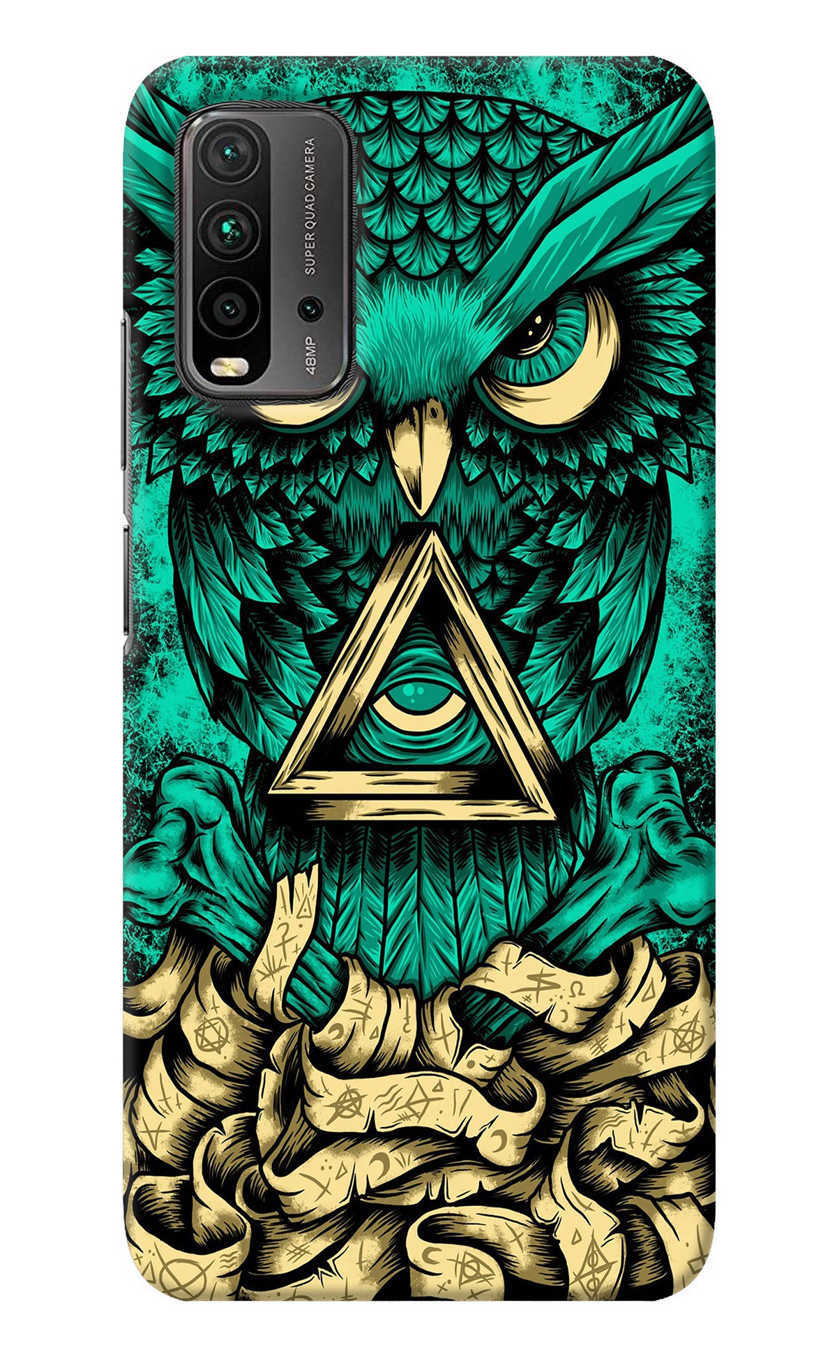 Green Owl Redmi 9 Power Back Cover