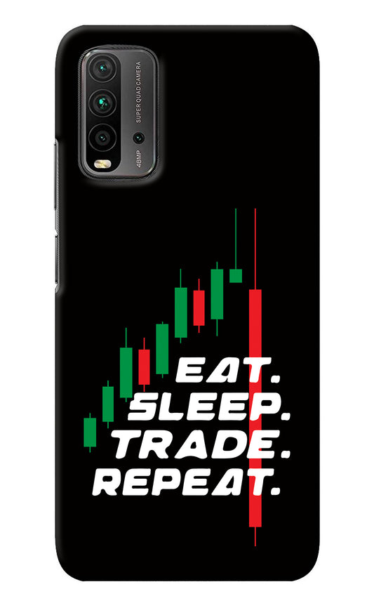 Eat Sleep Trade Repeat Redmi 9 Power Back Cover