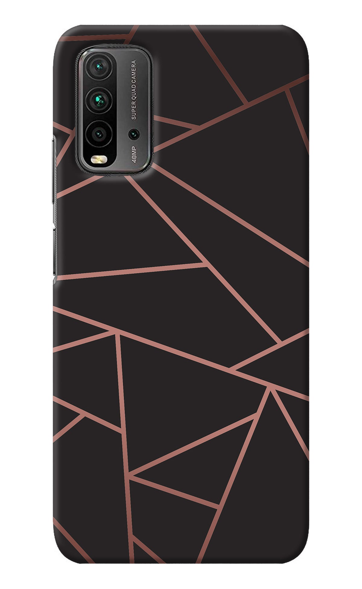 Geometric Pattern Redmi 9 Power Back Cover