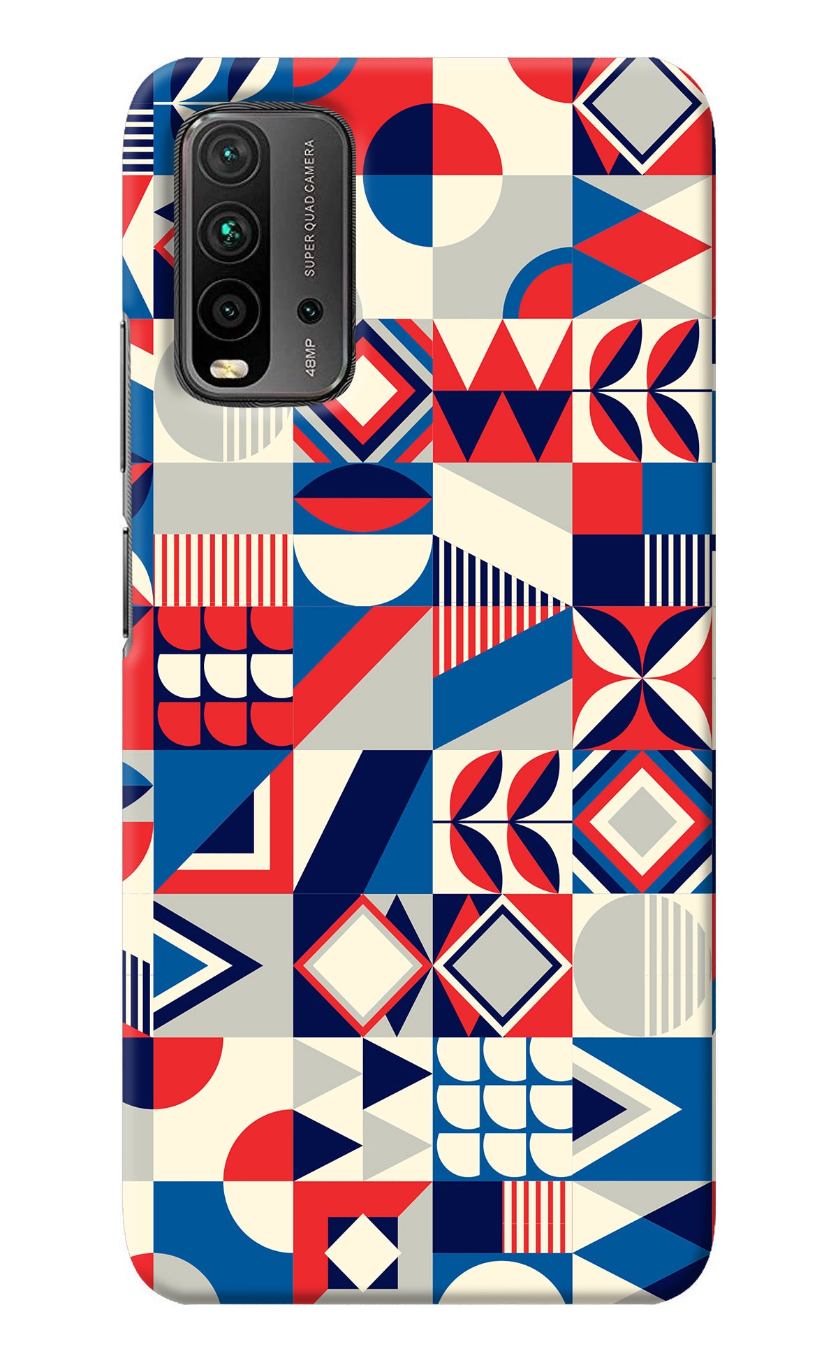 Colorful Pattern Redmi 9 Power Back Cover