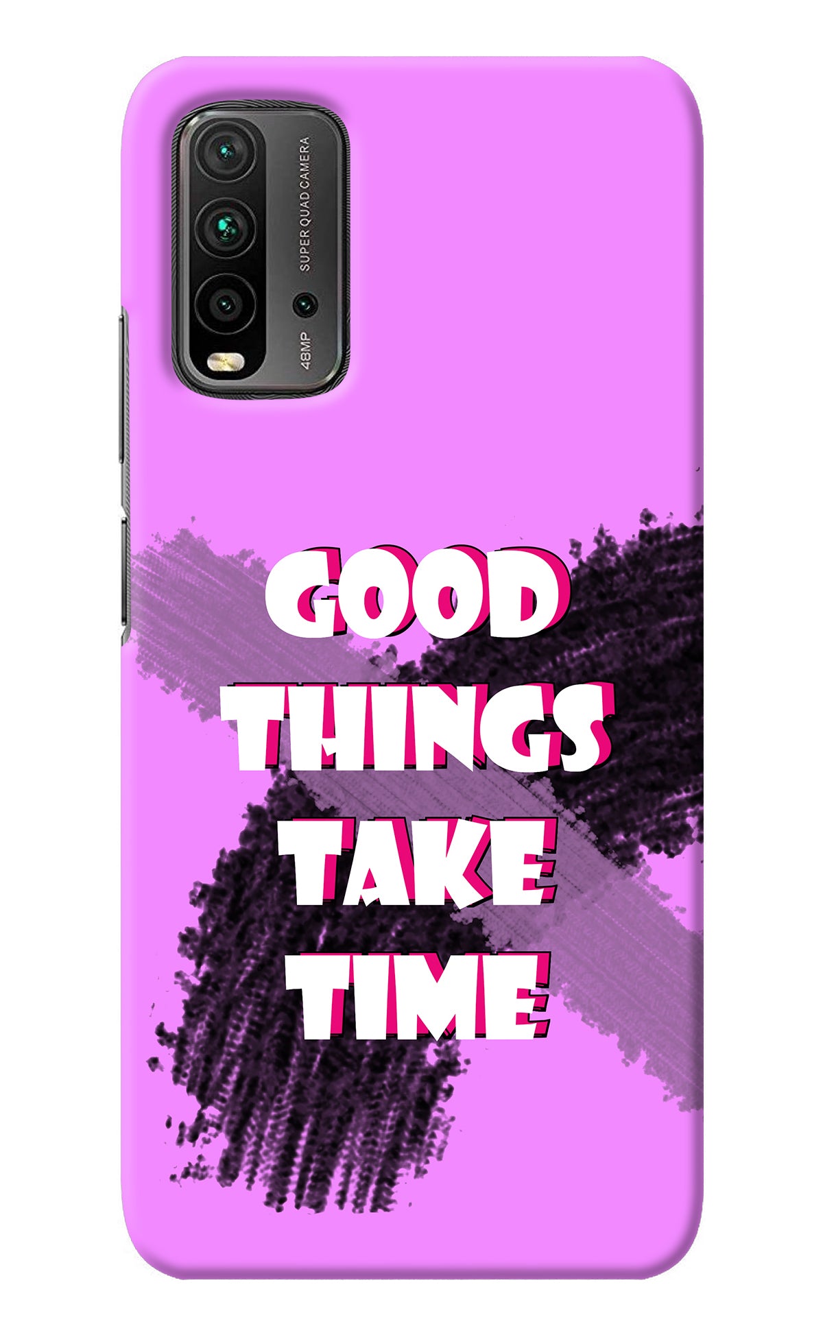 Good Things Take Time Redmi 9 Power Back Cover