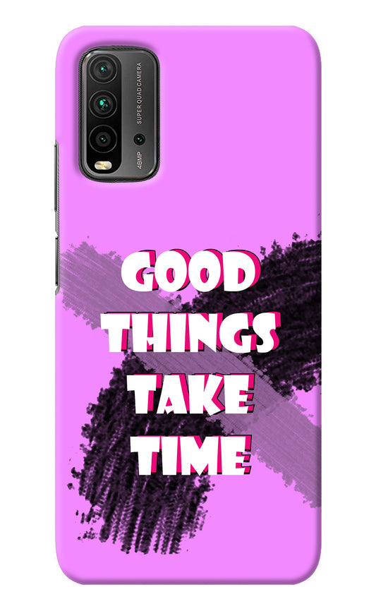 Good Things Take Time Redmi 9 Power Back Cover