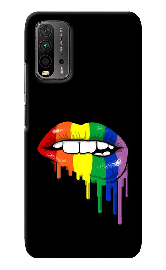 Lips Biting Redmi 9 Power Back Cover