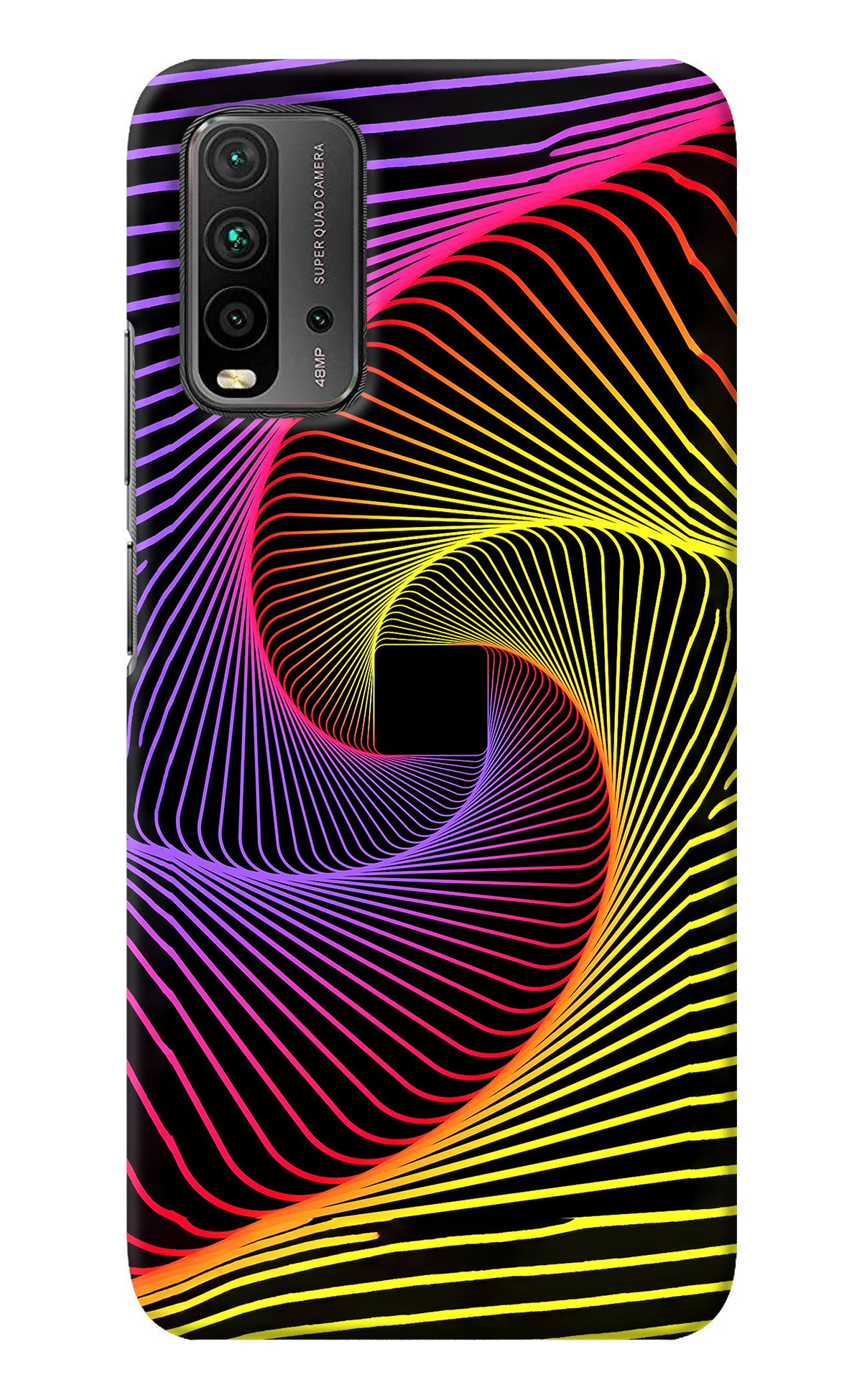 Colorful Strings Redmi 9 Power Back Cover