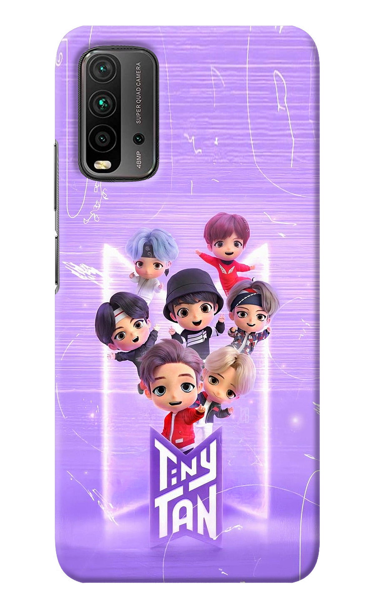 BTS Tiny Tan Redmi 9 Power Back Cover