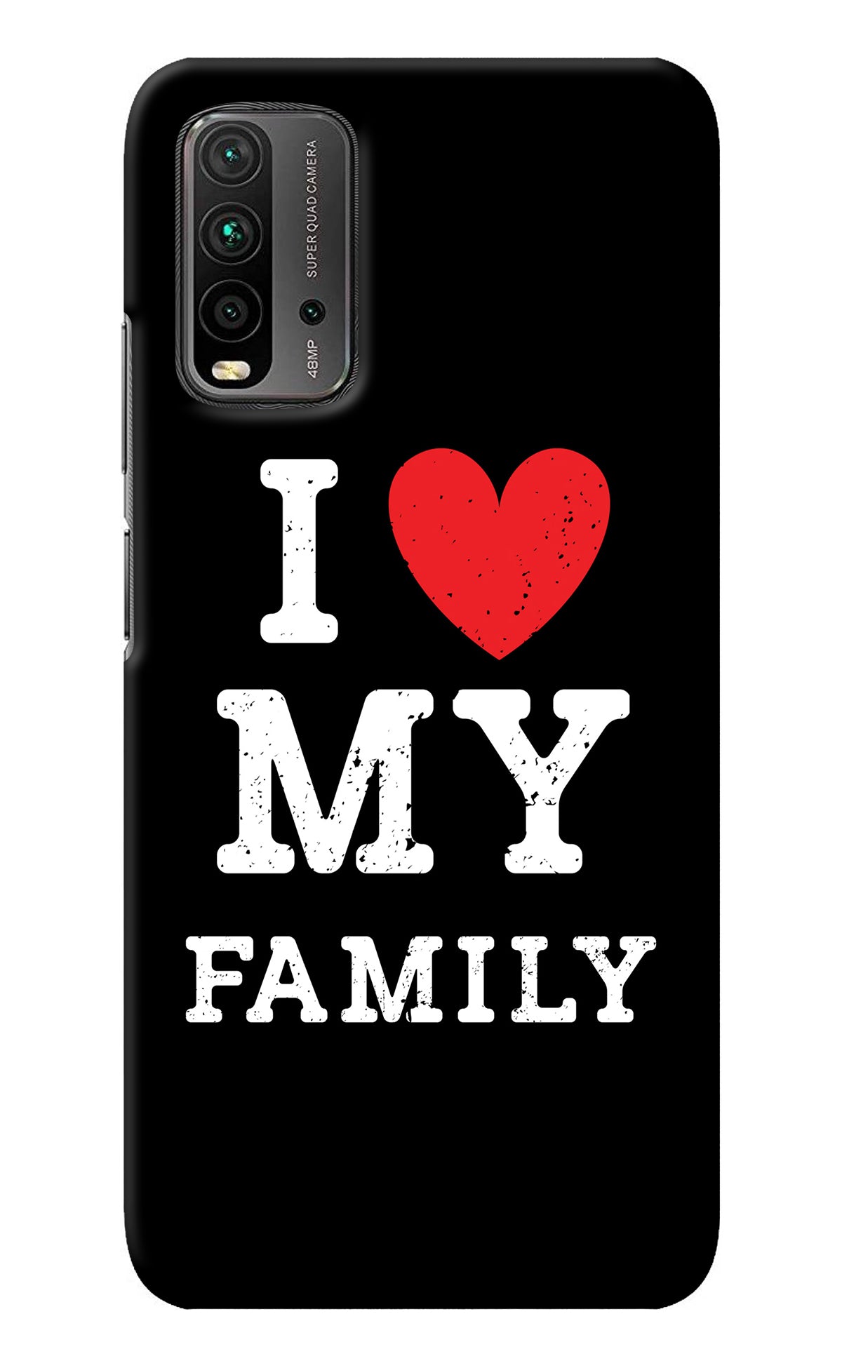 I Love My Family Redmi 9 Power Back Cover