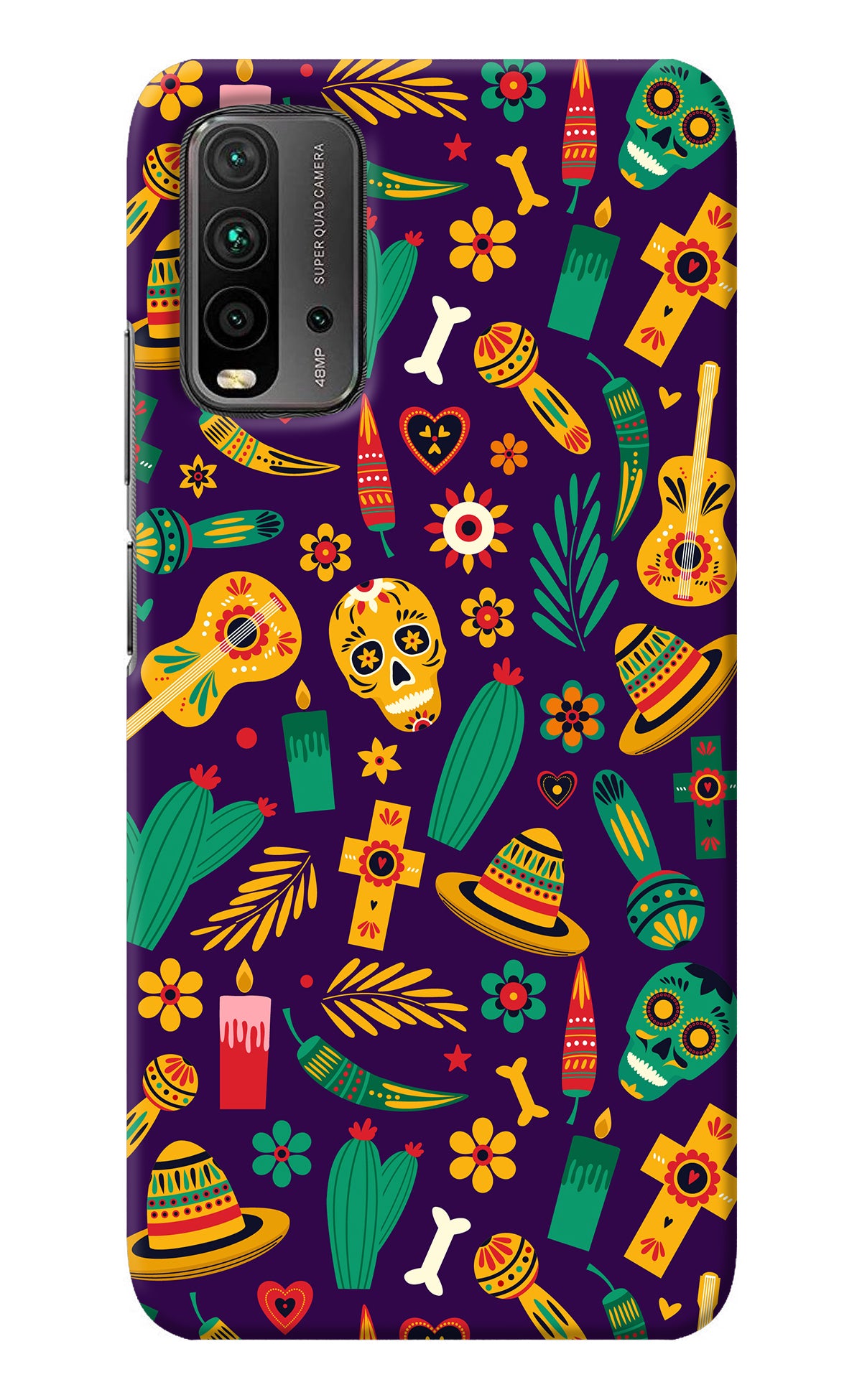 Mexican Artwork Redmi 9 Power Back Cover