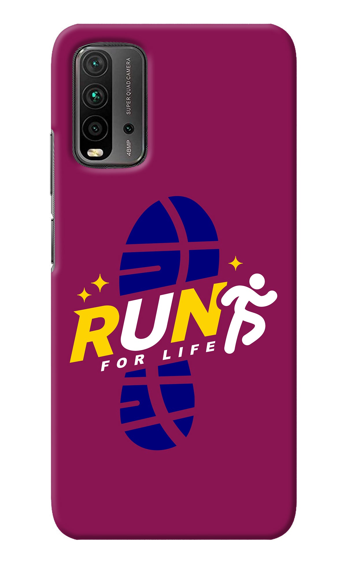 Run for Life Redmi 9 Power Back Cover