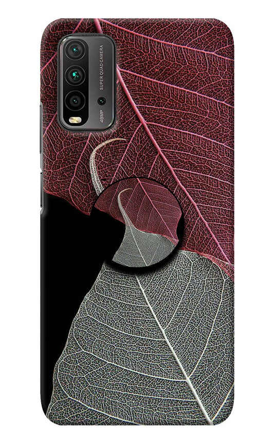 Leaf Pattern Redmi 9 Power Pop Case