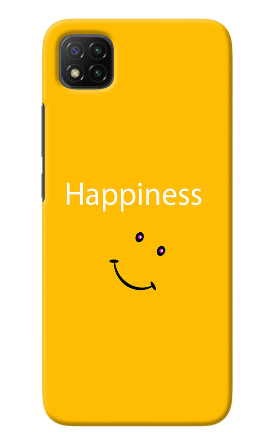 Happiness With Smiley Poco C3 Back Cover