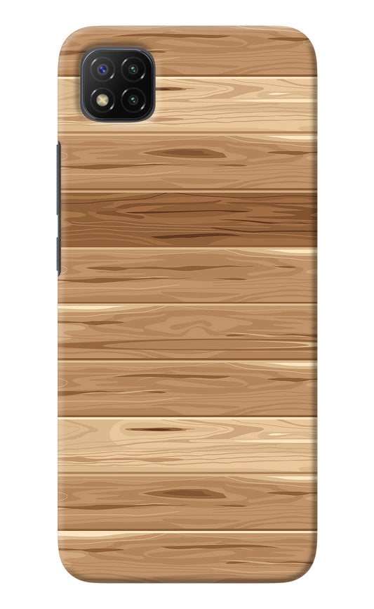 Wooden Vector Poco C3 Back Cover