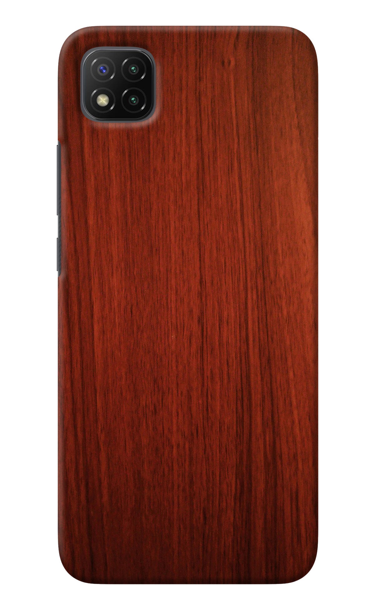 Wooden Plain Pattern Poco C3 Back Cover