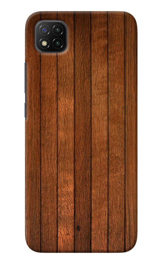 Wooden Artwork Bands Poco C3 Back Cover