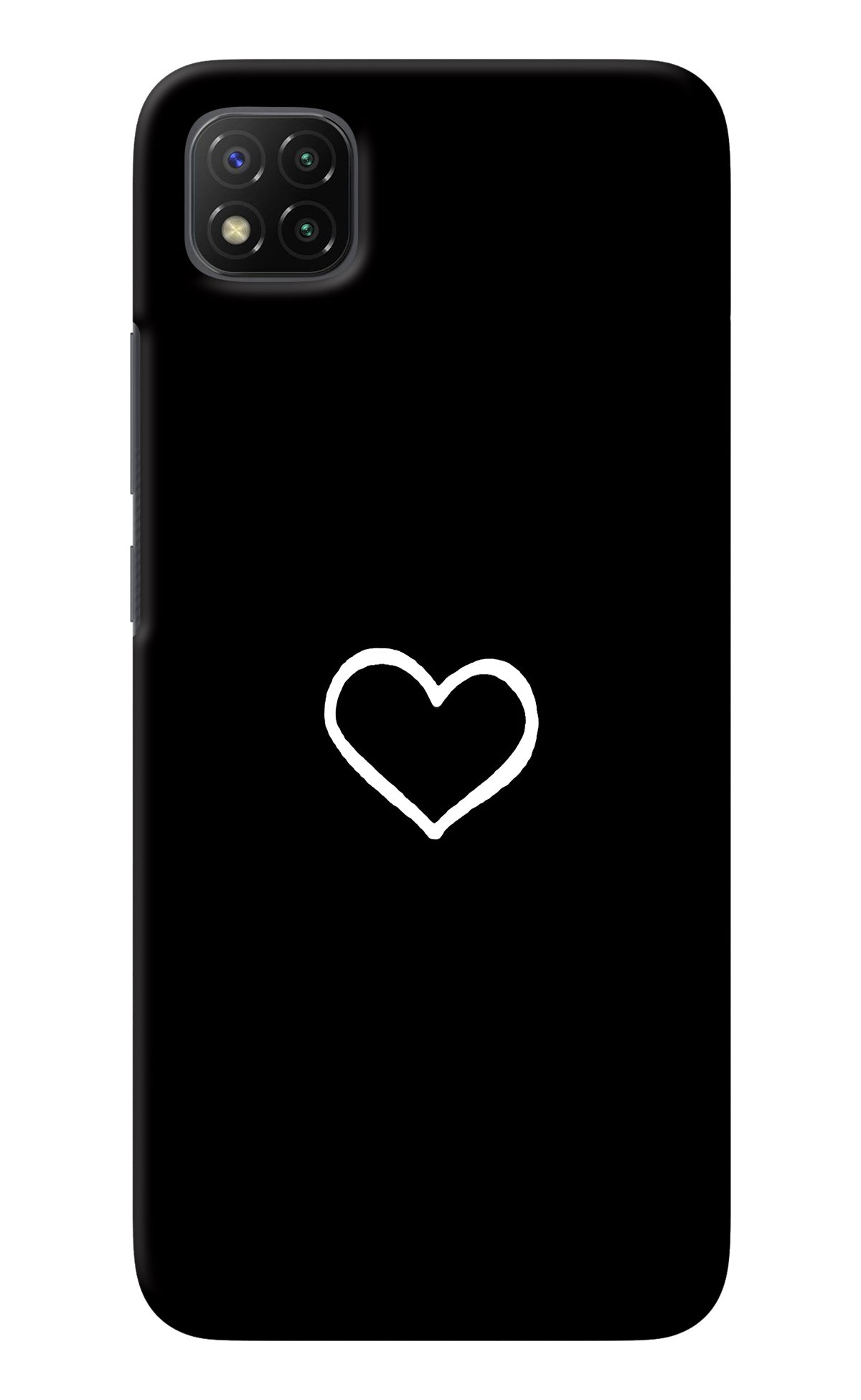 Heart Poco C3 Back Cover