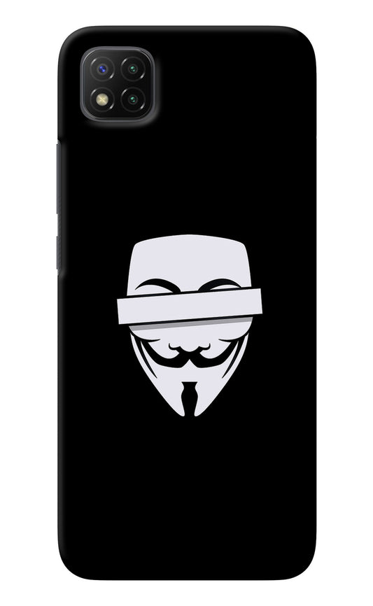 Anonymous Face Poco C3 Back Cover