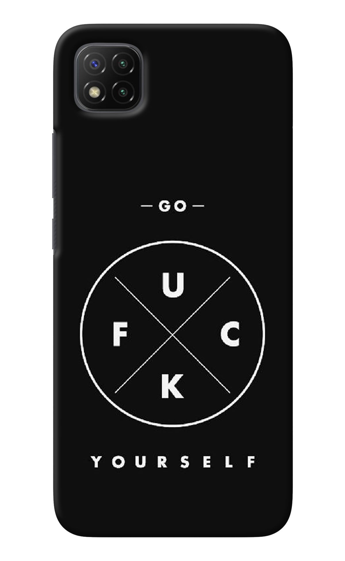 Go Fuck Yourself Poco C3 Back Cover