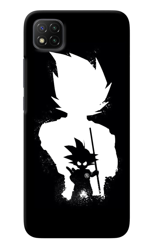 Goku Shadow Poco C3 Back Cover