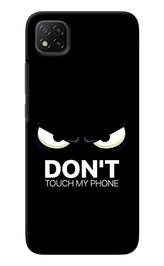 Don'T Touch My Phone Poco C3 Back Cover