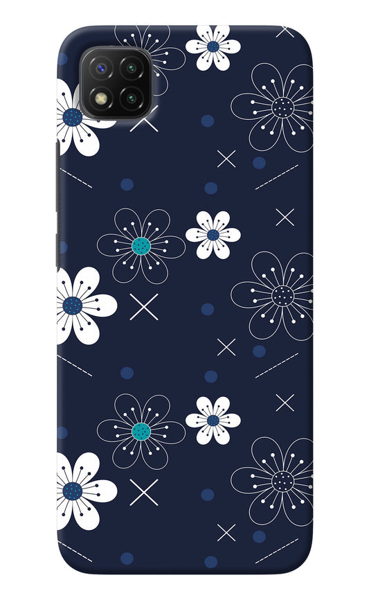 Flowers Poco C3 Back Cover