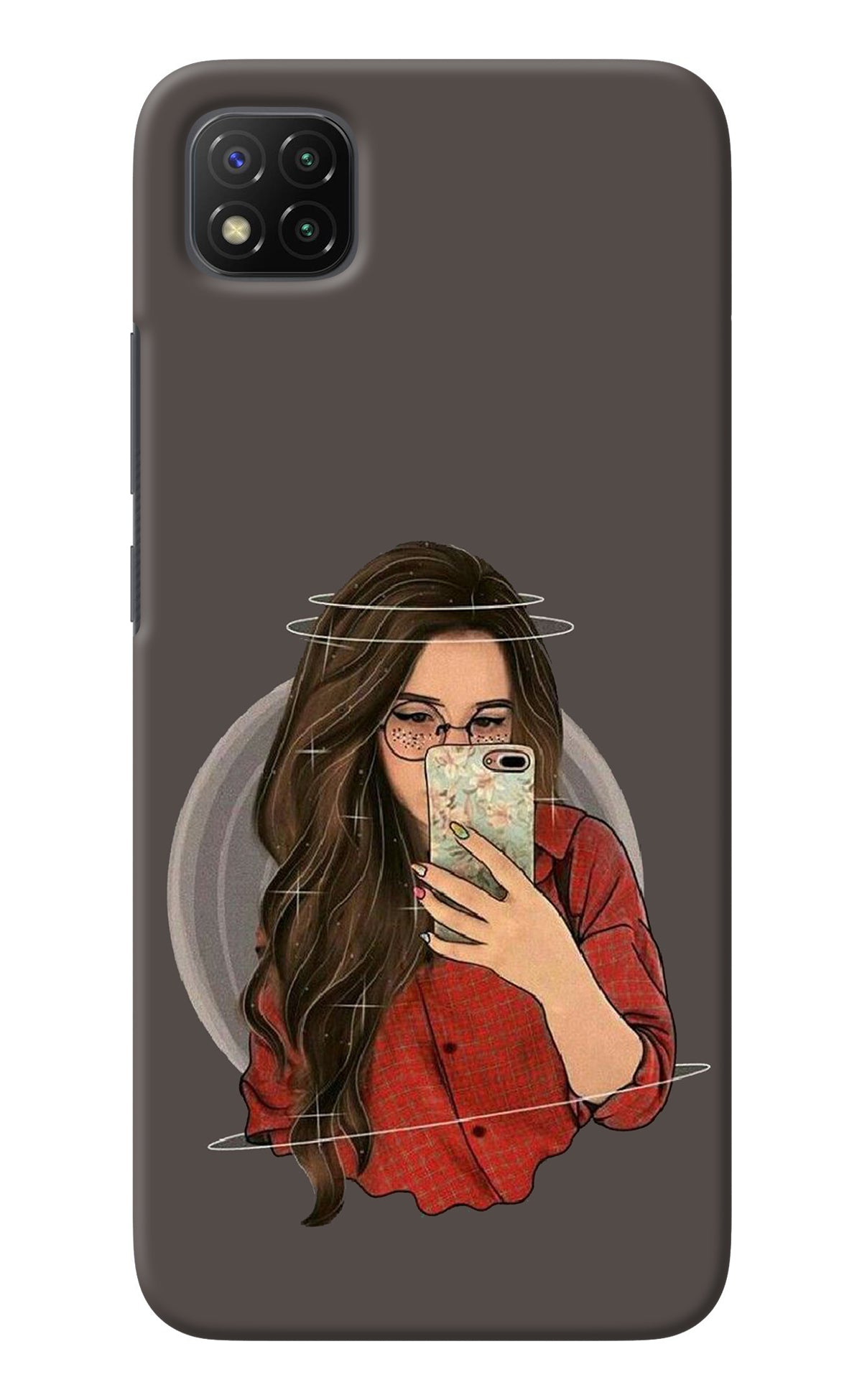 Selfie Queen Poco C3 Back Cover