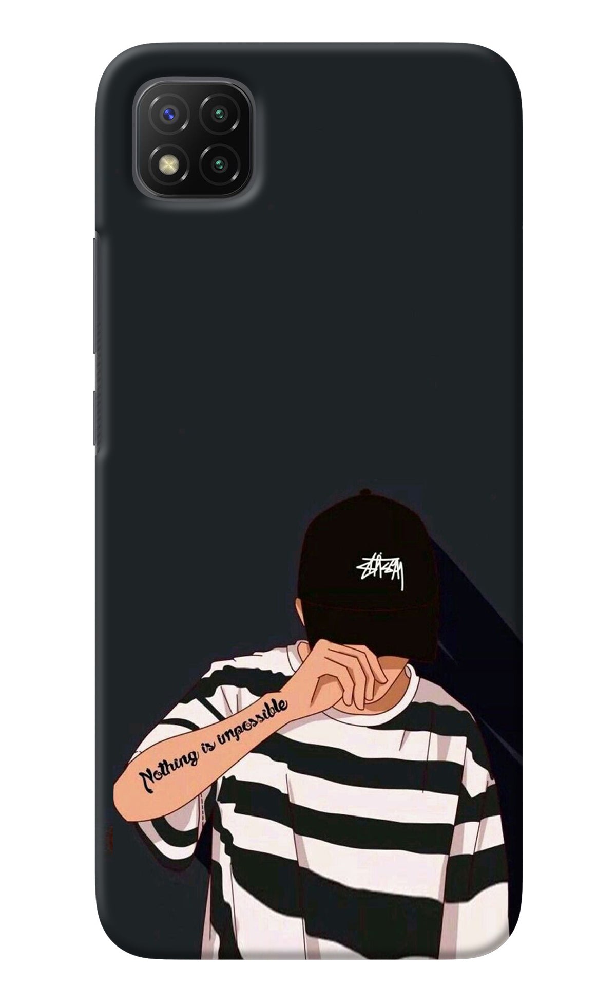 Aesthetic Boy Poco C3 Back Cover