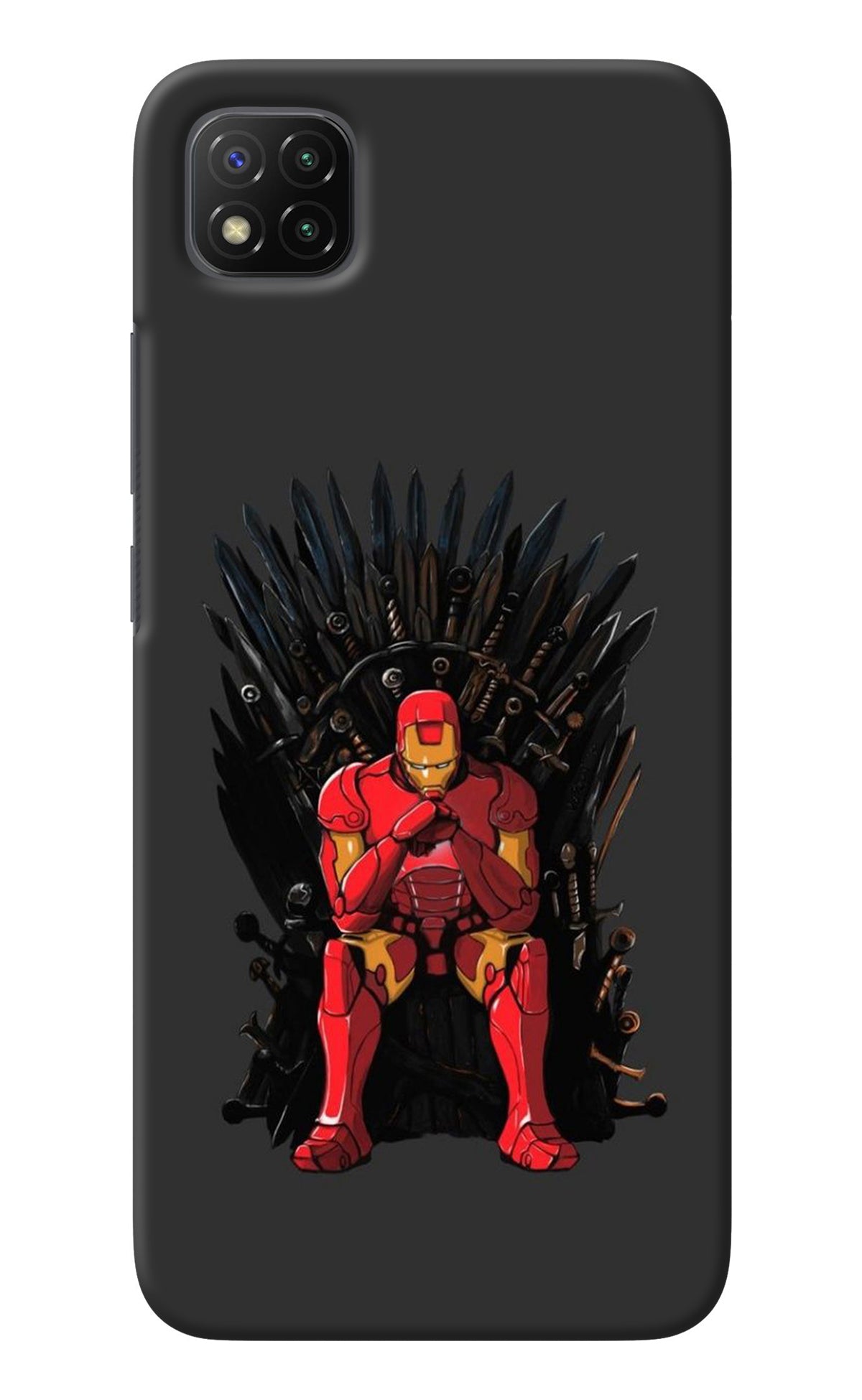 Ironman Throne Poco C3 Back Cover