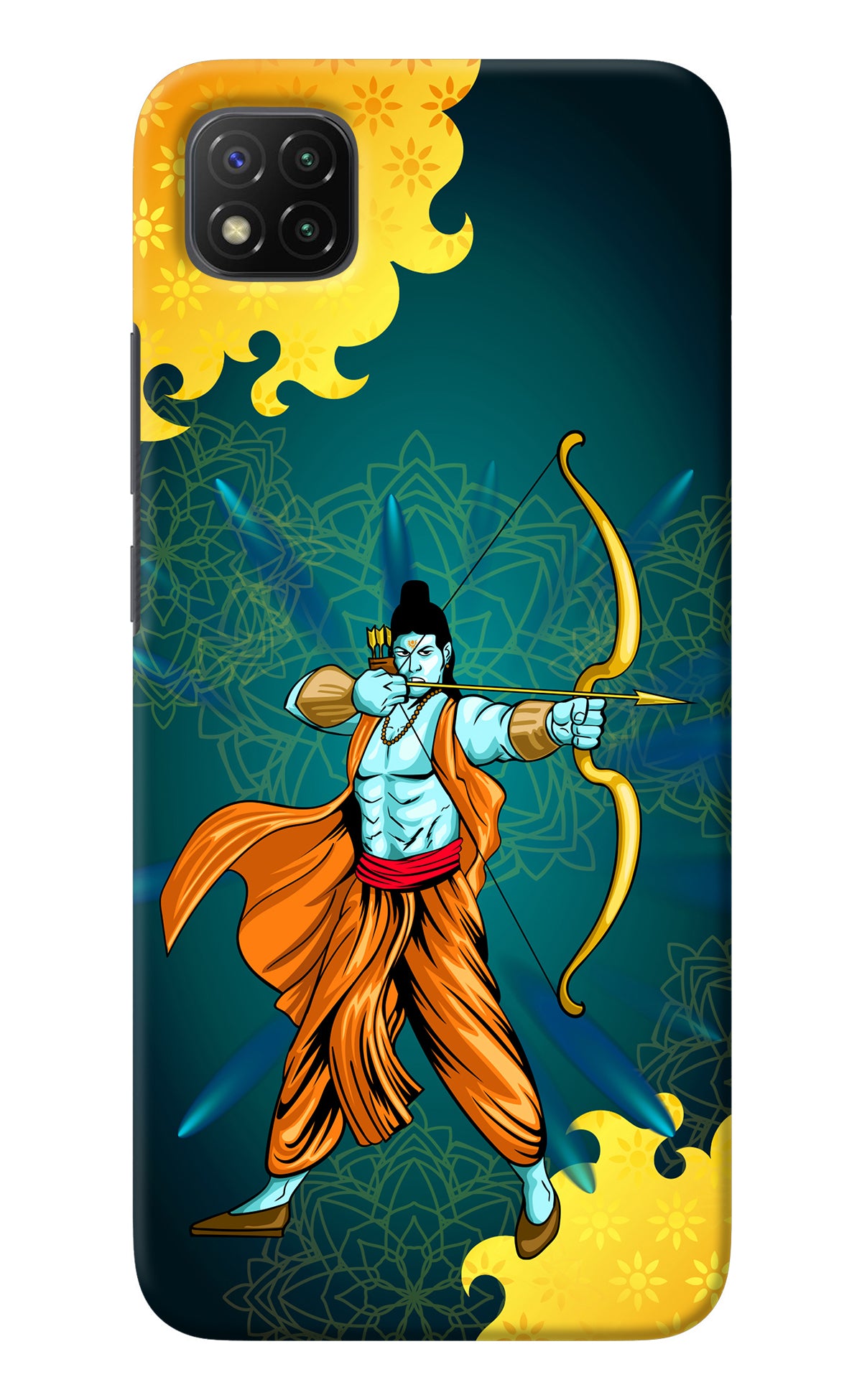 Lord Ram - 6 Poco C3 Back Cover