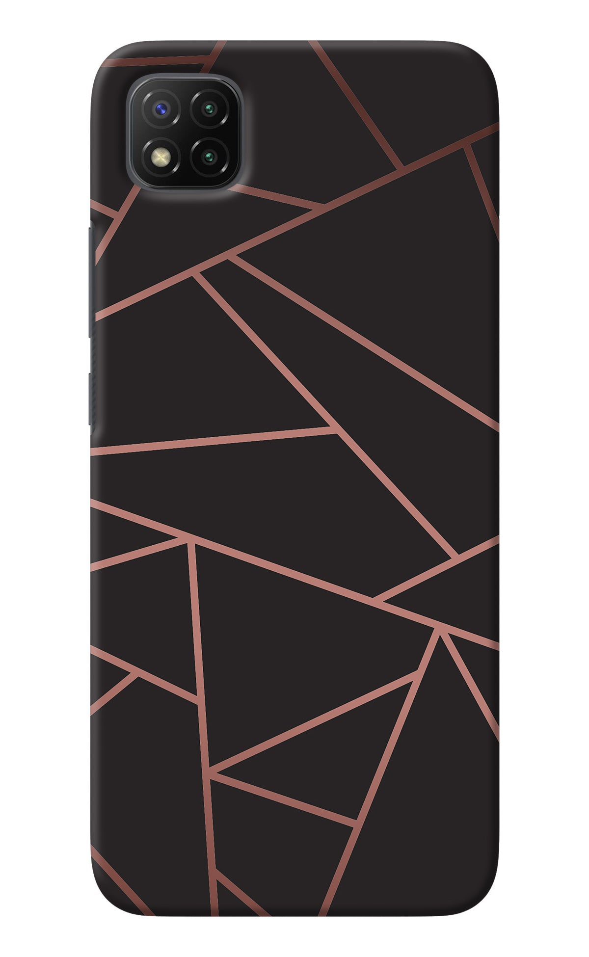 Geometric Pattern Poco C3 Back Cover