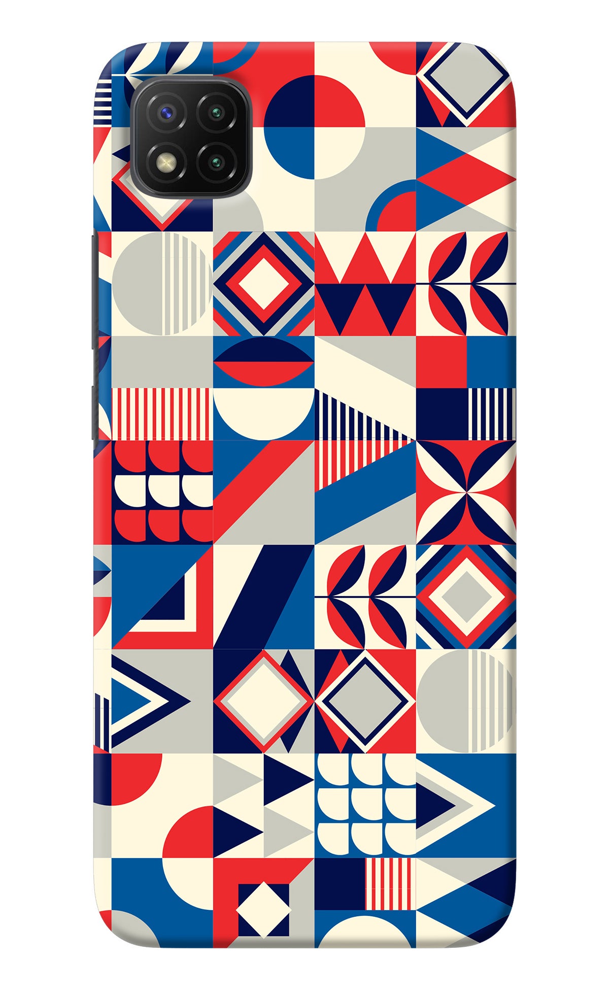 Colorful Pattern Poco C3 Back Cover