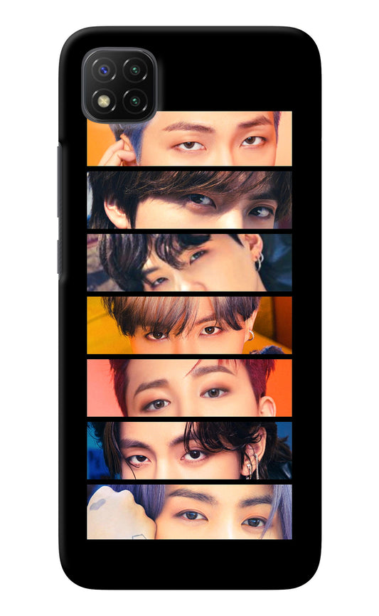 BTS Eyes Poco C3 Back Cover