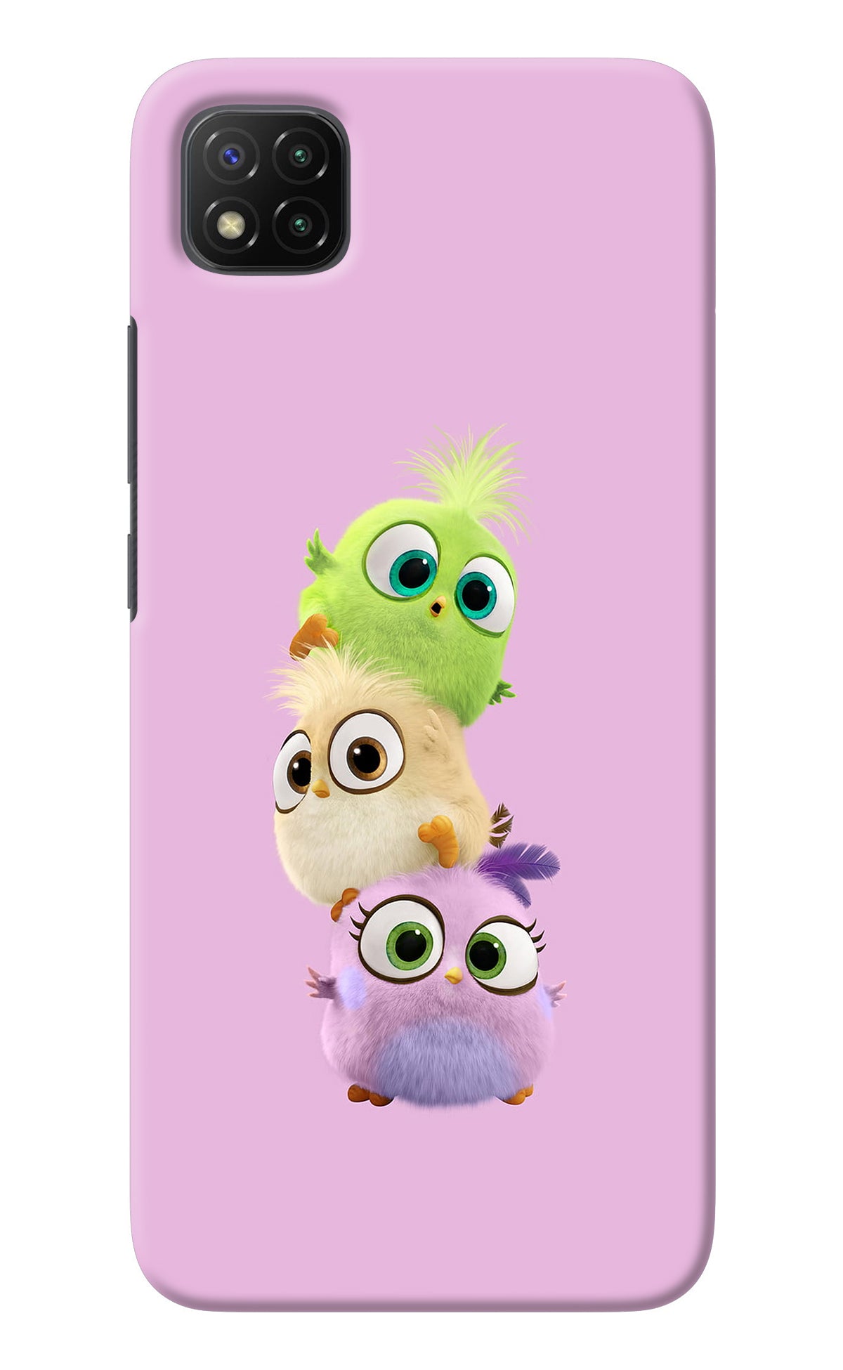 Cute Little Birds Poco C3 Back Cover