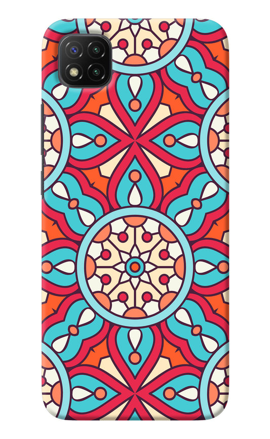 Mandala Geometric Poco C3 Back Cover