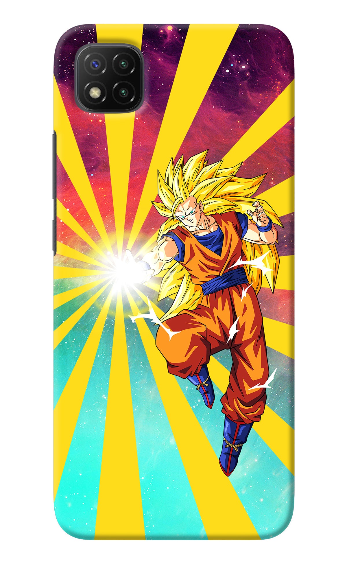 Goku Super Saiyan Poco C3 Back Cover