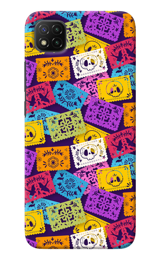 Mexican Pattern Poco C3 Back Cover