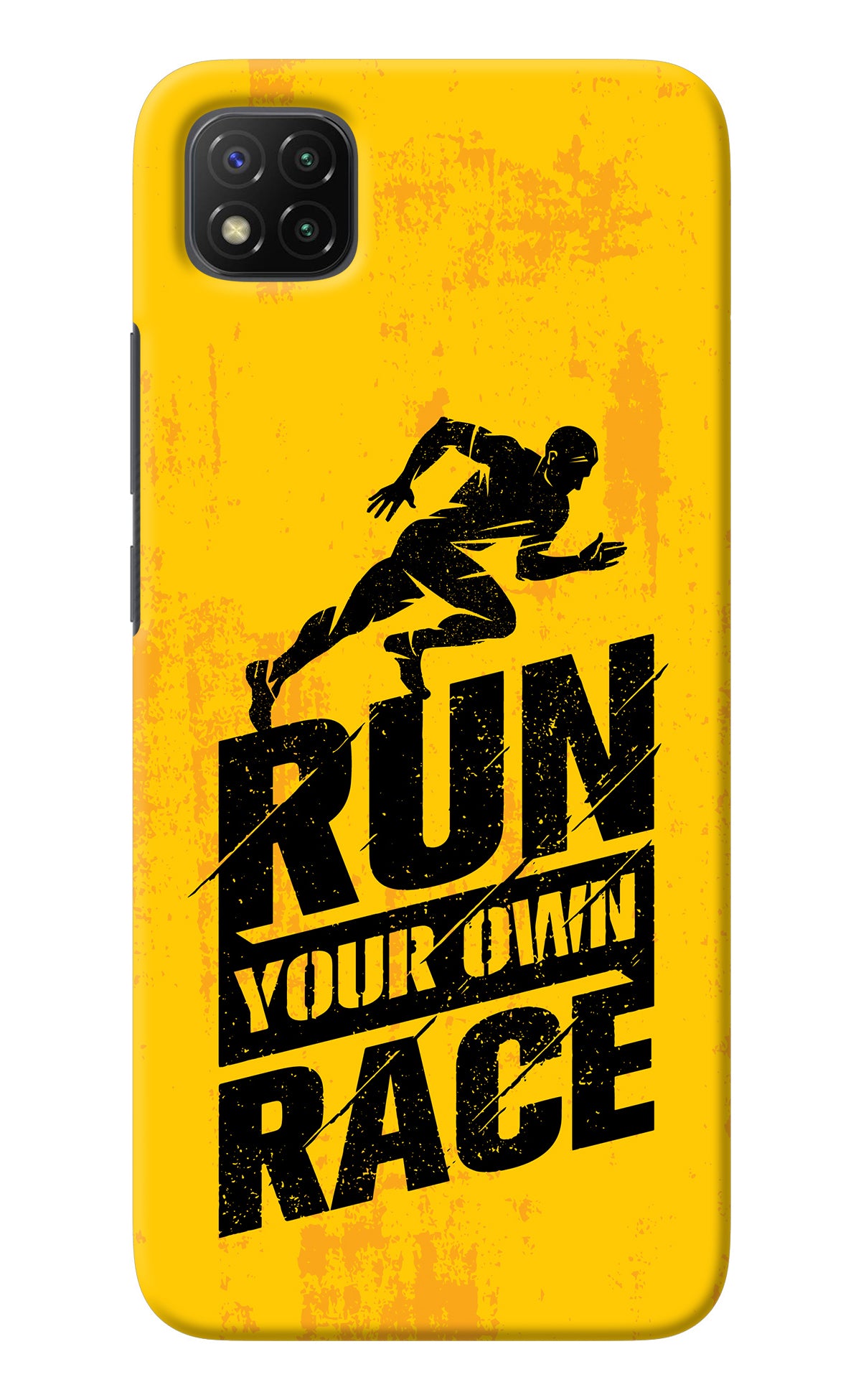 Run Your Own Race Poco C3 Back Cover