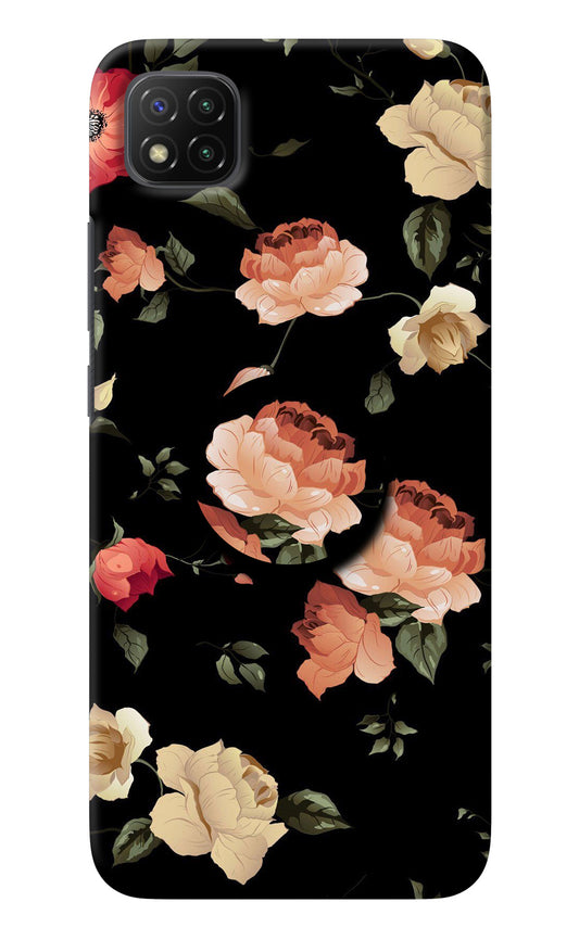 Flowers Poco C3 Pop Case