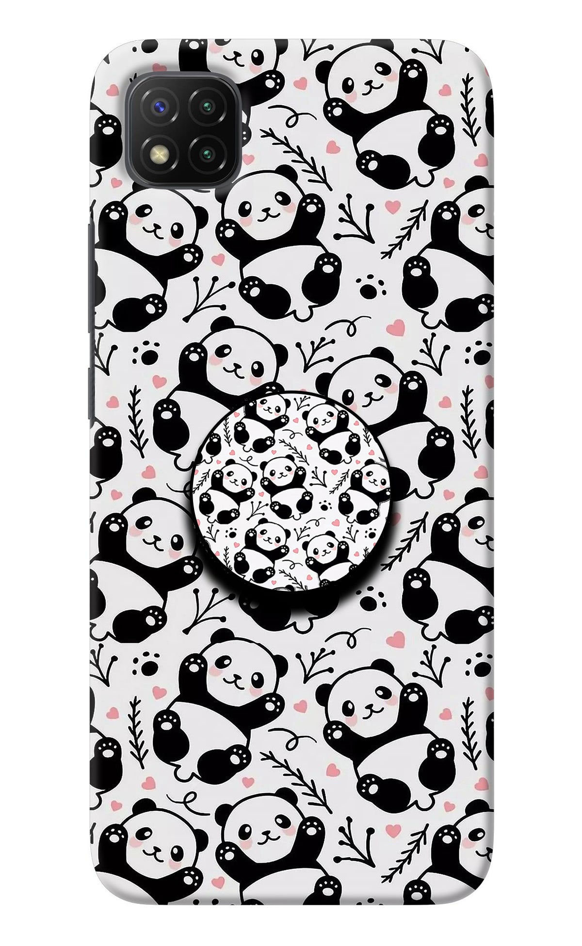 Cute Panda Poco C3 Pop Case