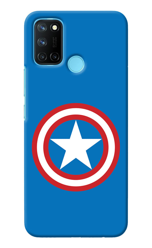 Captain America Logo Realme C17/Realme 7i Back Cover